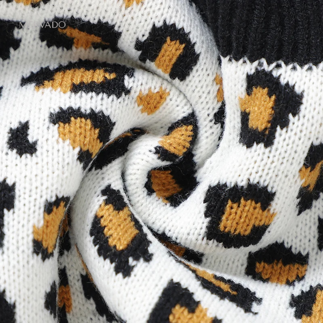 Warme gebreide babyromper – klassieke body met ruchekraag voor seizoensstijl en comfort