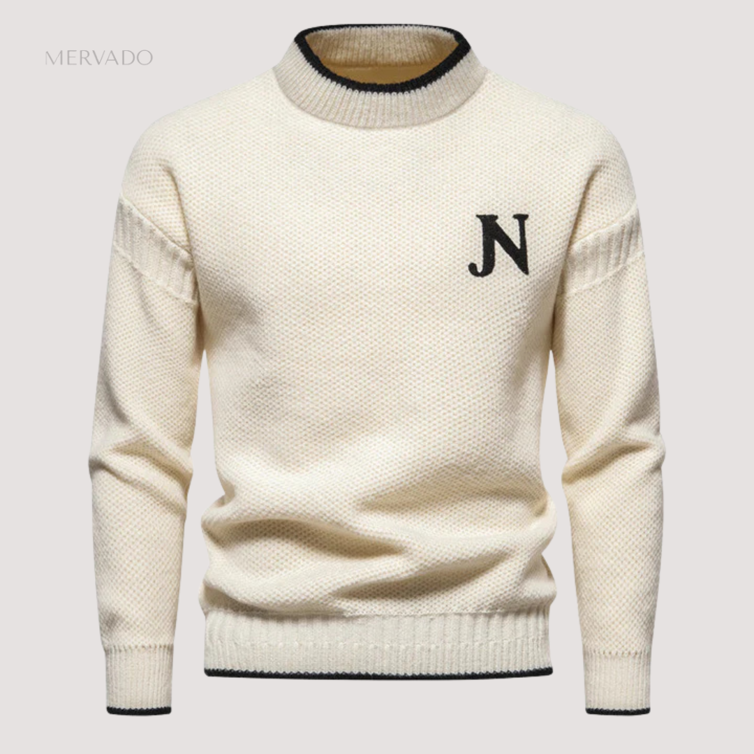 Gebreide wintertrui voor heren – comfortabele, warme trui voor koud weer