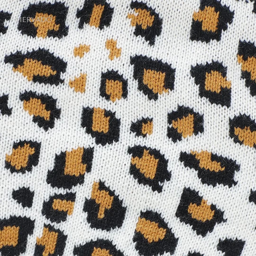 Warme gebreide babyromper – klassieke body met ruchekraag voor seizoensstijl en comfort