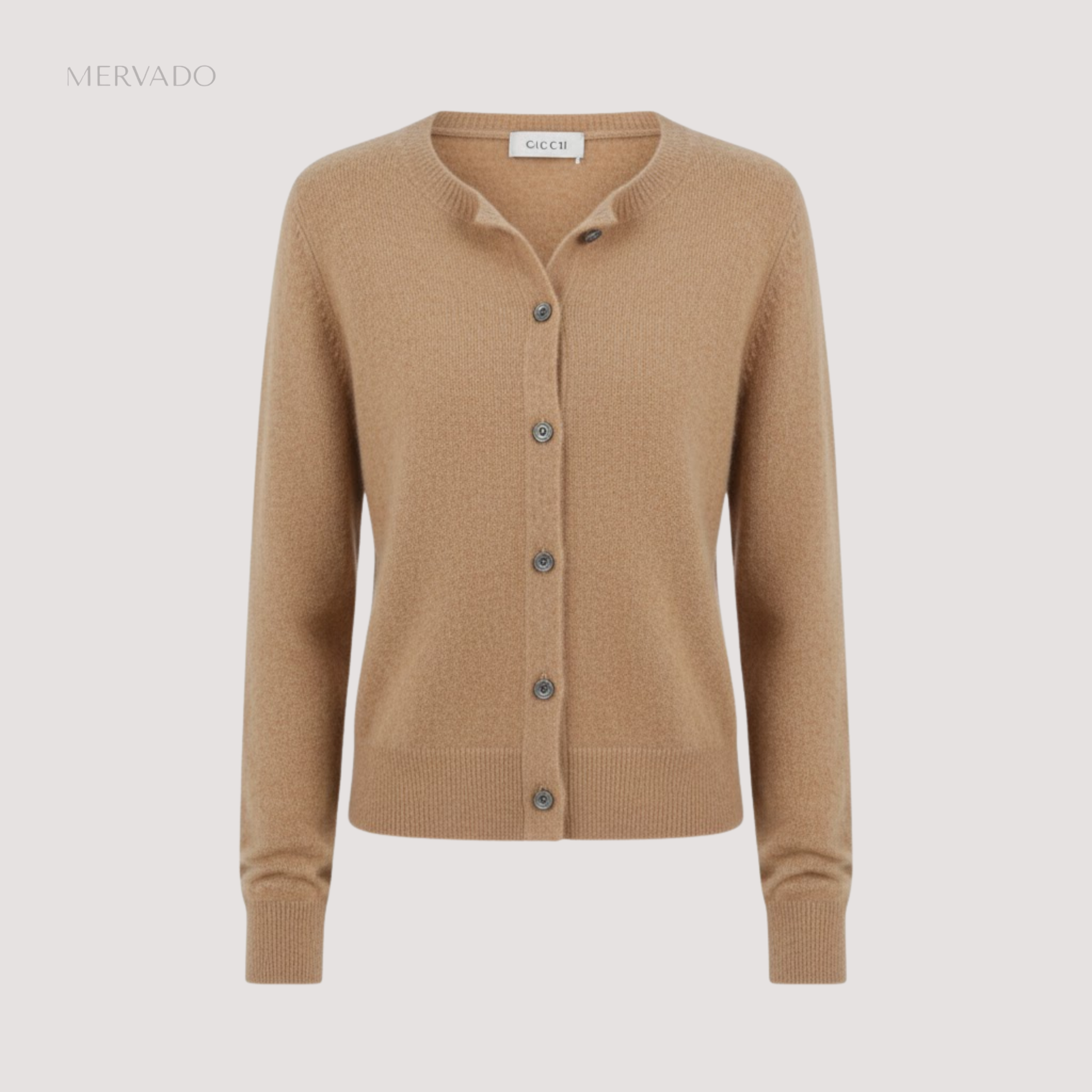 Merinowol en kasjmier vest voor dames – elegant zacht gebreid comfort