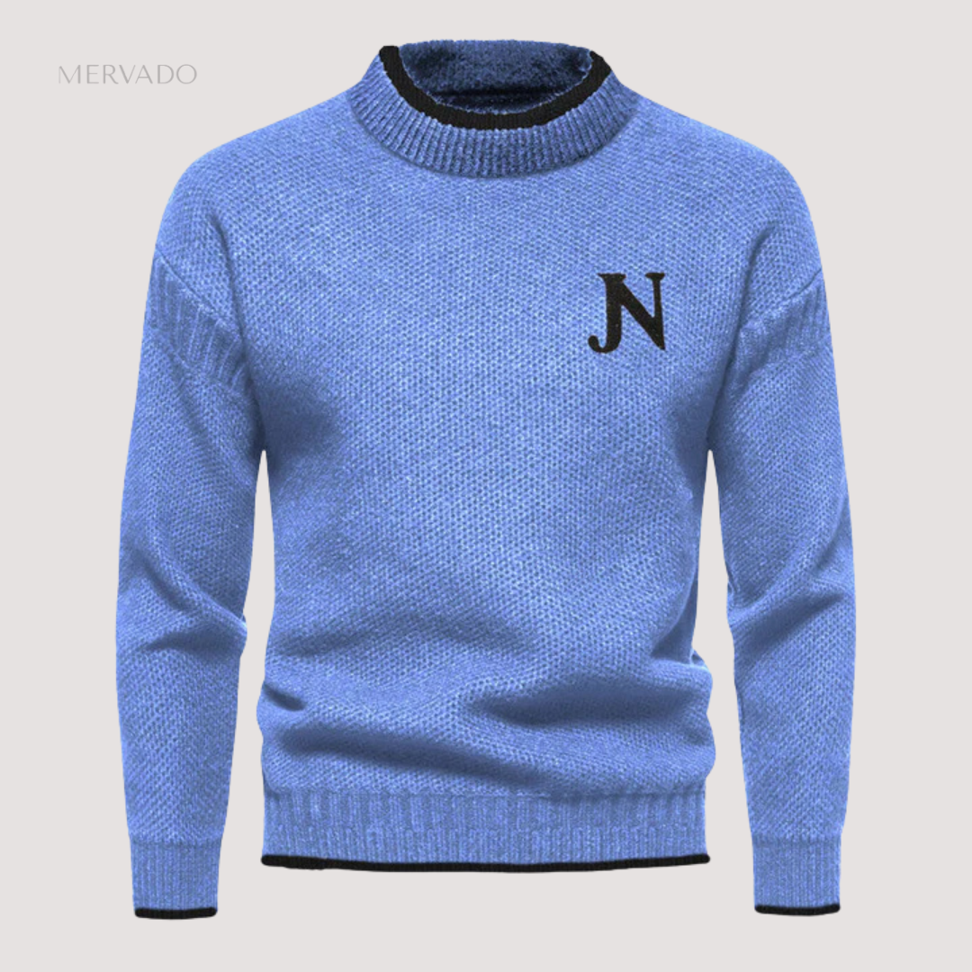 Gebreide wintertrui voor heren – comfortabele, warme trui voor koud weer