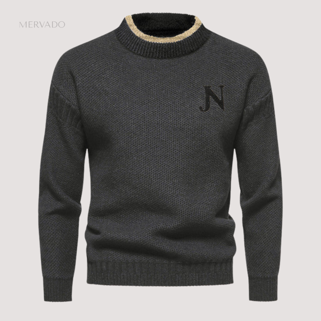 Gebreide wintertrui voor heren – comfortabele, warme trui voor koud weer