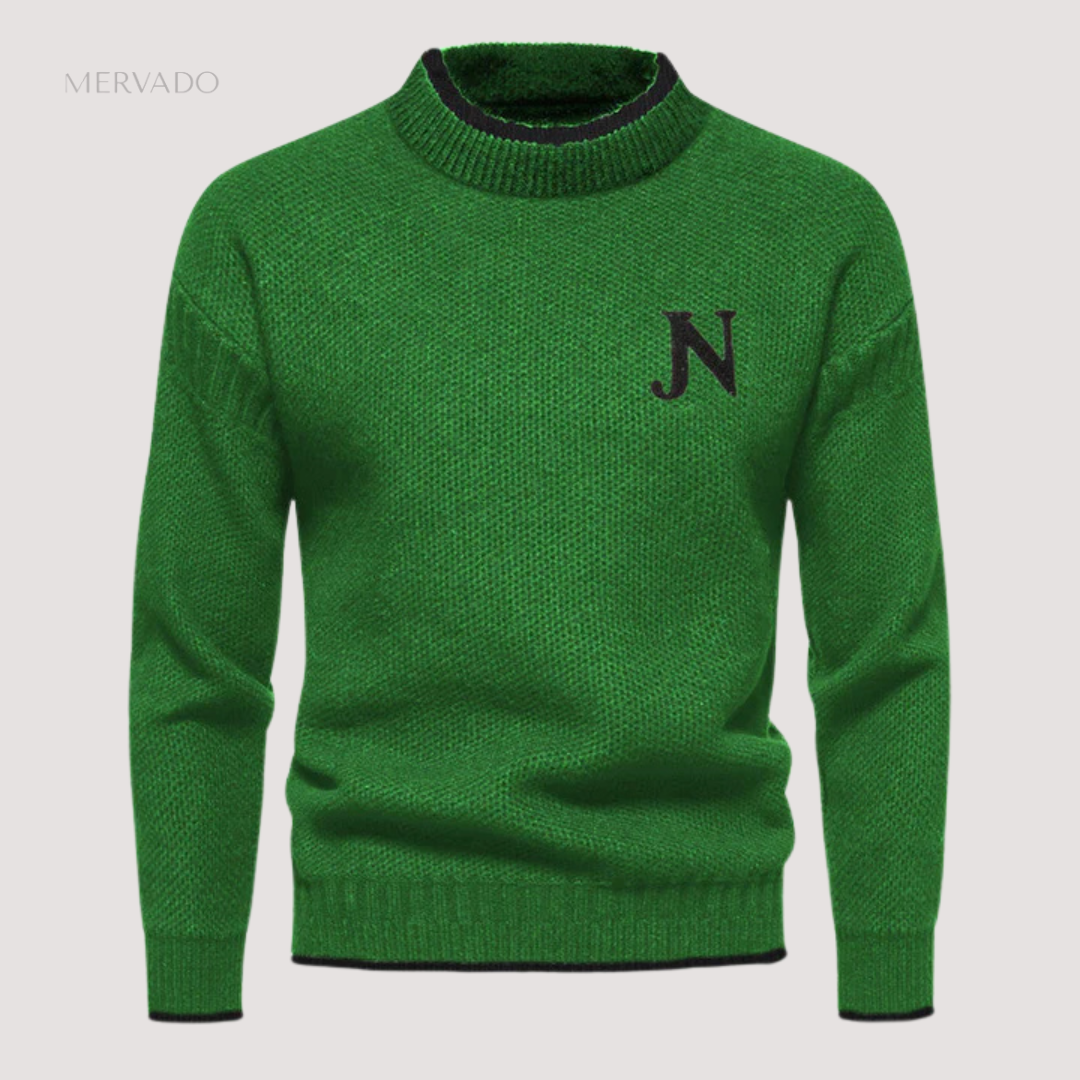 Gebreide wintertrui voor heren – comfortabele, warme trui voor koud weer