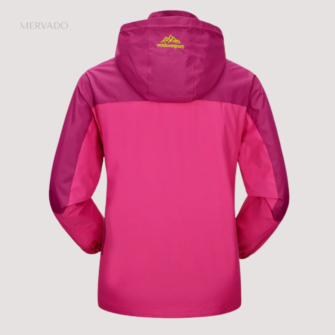 Waterdichte winterjas met capuchon voor dames - Winddichte warme outdoorjas