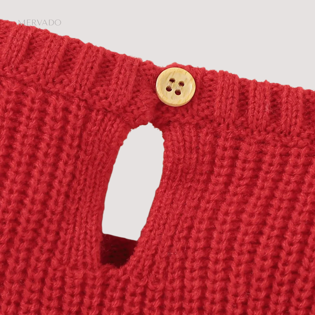 Baby gebreide trui - Unisex katoenen trui voor zachte warmte en stijl