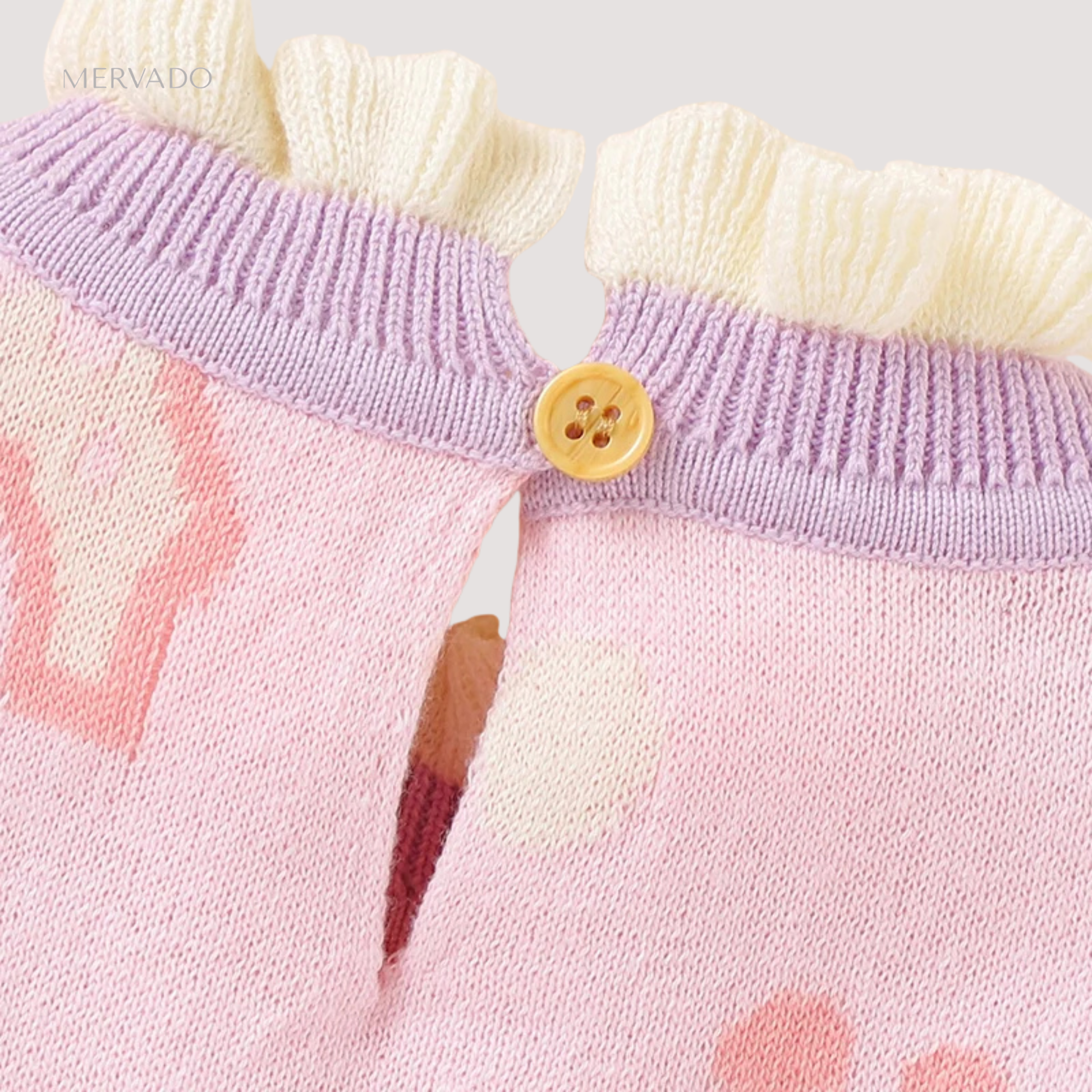 Zachte gebreide giraffentrui - warme en speelse babytrui