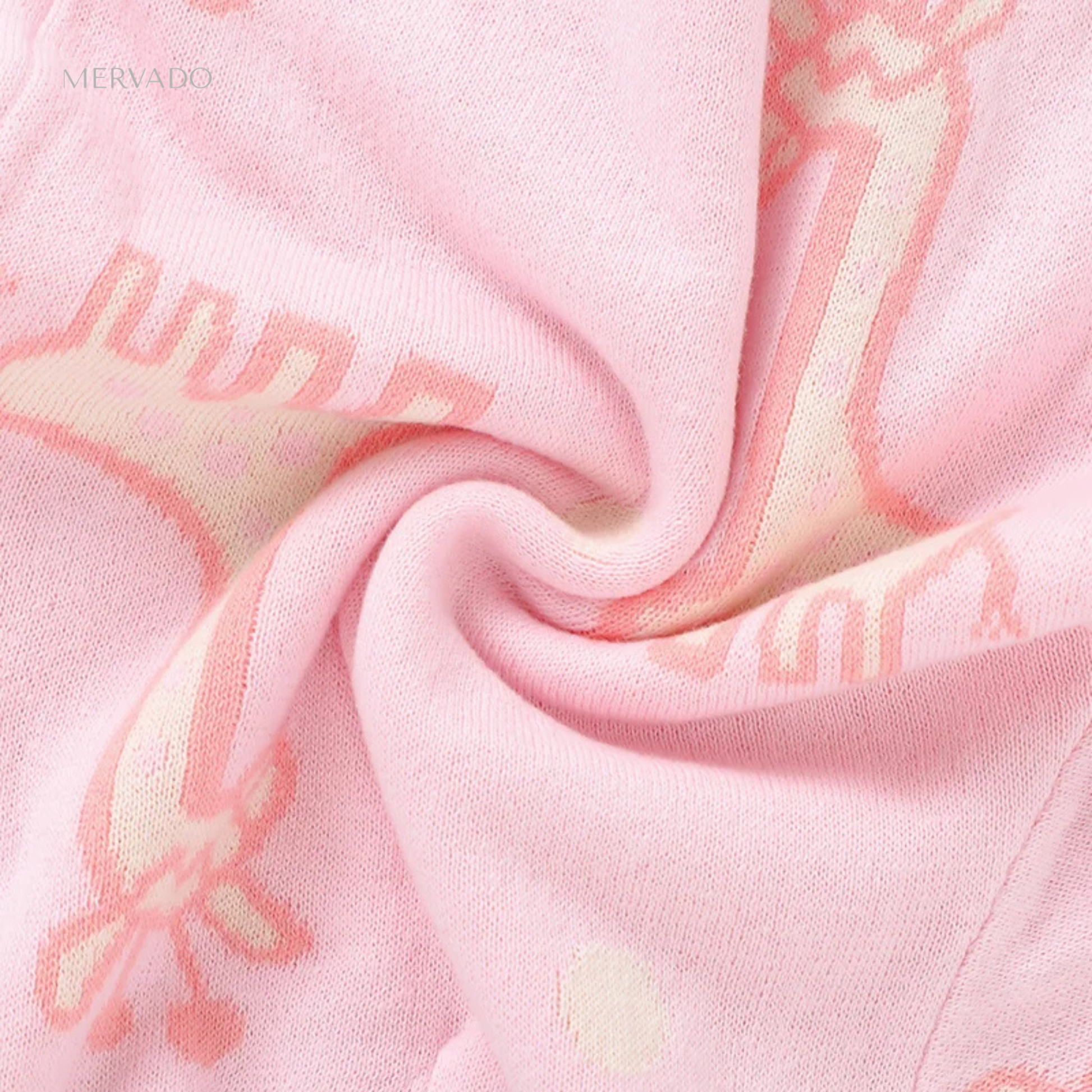 Zachte gebreide giraffentrui - warme en speelse babytrui