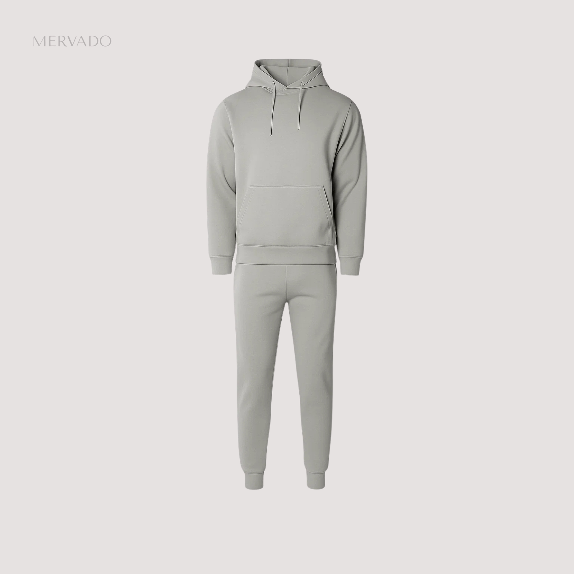 Heren slim fit trainingspak – Zwaargewicht ademende set voor de winter